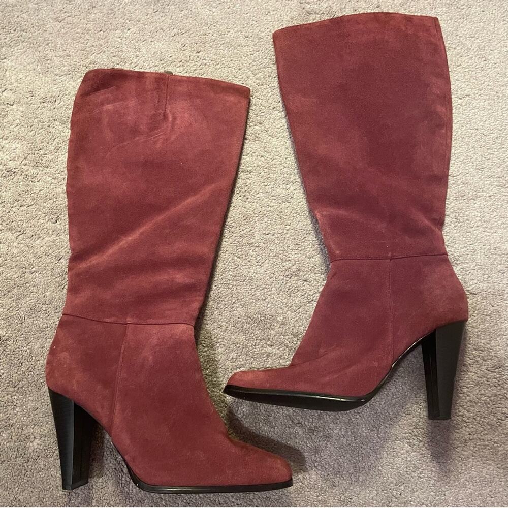 Newport News Suede High Heel Boots